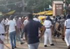 Bulldozer protest meet turns violent in Kolkata | Lathi charge at Park Circus 7-point